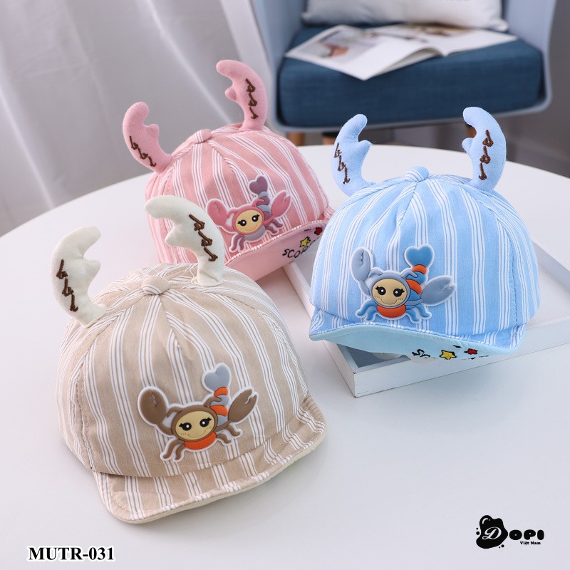Mũ lưỡi trai cho bé trai bé gái từ 6-24 tháng MUTR-031