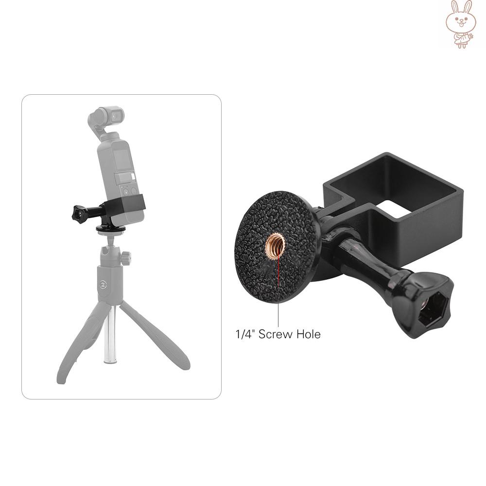 RD Multi-Function Expansion Accessories Adapter Bracket Tripod Mount Stand with 1/4 Inch Screw Hole Kit Accessory Replacement for DJI OSMO Pocket Handheld Gimbal Camera