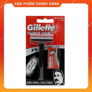 Dao cạo Gillette cán đen thay lưỡi lam