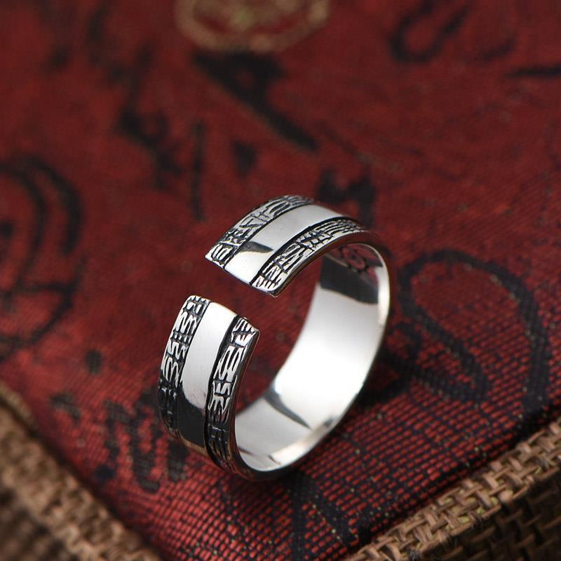 Nhẫn nam nữ tròn unisex PUN màu bạc thời trang chất Titan đẹp đơn giản không gỉ - Nhẫn Tryan