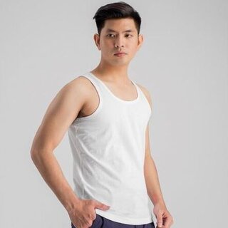 Áo Ba Lỗ Nam CHÍNH HÃNG ARISTINO AC21 chất thun 100% Cotton cao cấp áo lót nam tanktop thấm hút mồ hôi