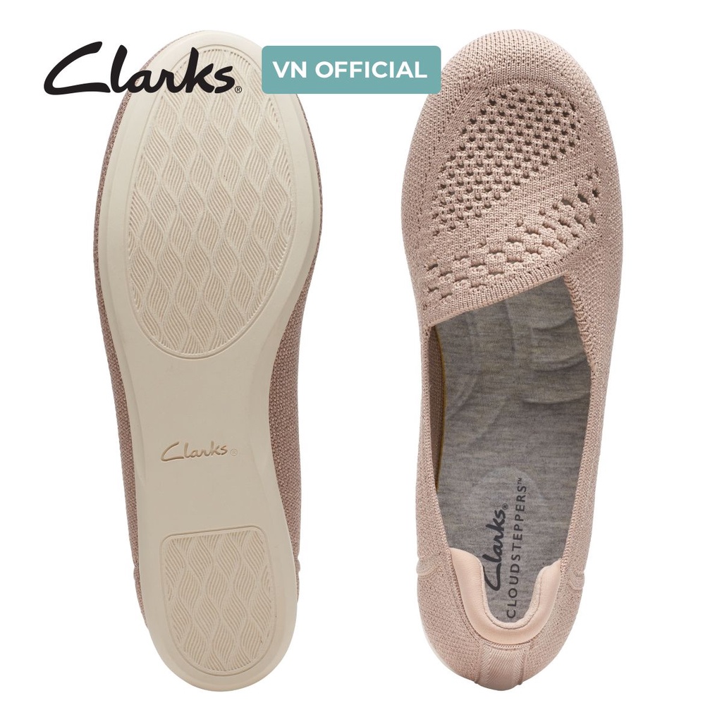 Giày Lười Vải Nữ Clarks CLARKS Carly Star màu Taupe