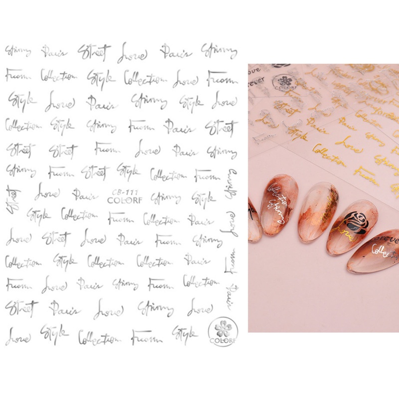 Miếng Dán Trang Trí Móng Tay Hình Hoa Hồng Thời Trang Dành Cho Nữ