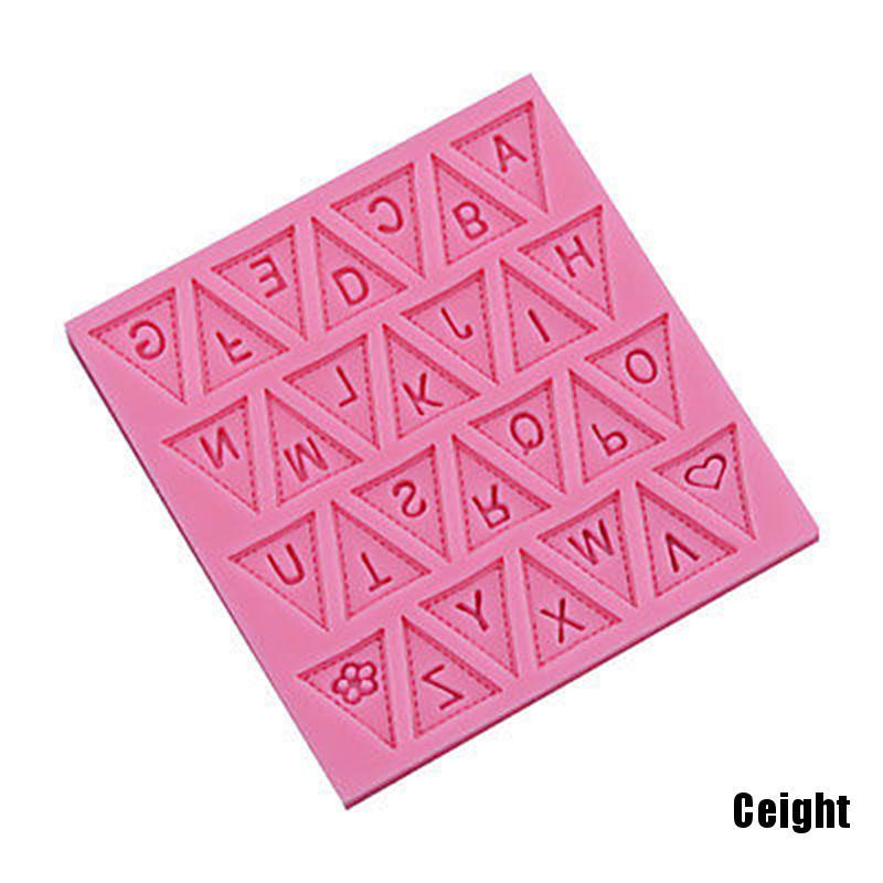 Khuôn Làm Bánh Chất Liệu Silicone Hình 26 Chữ Cái