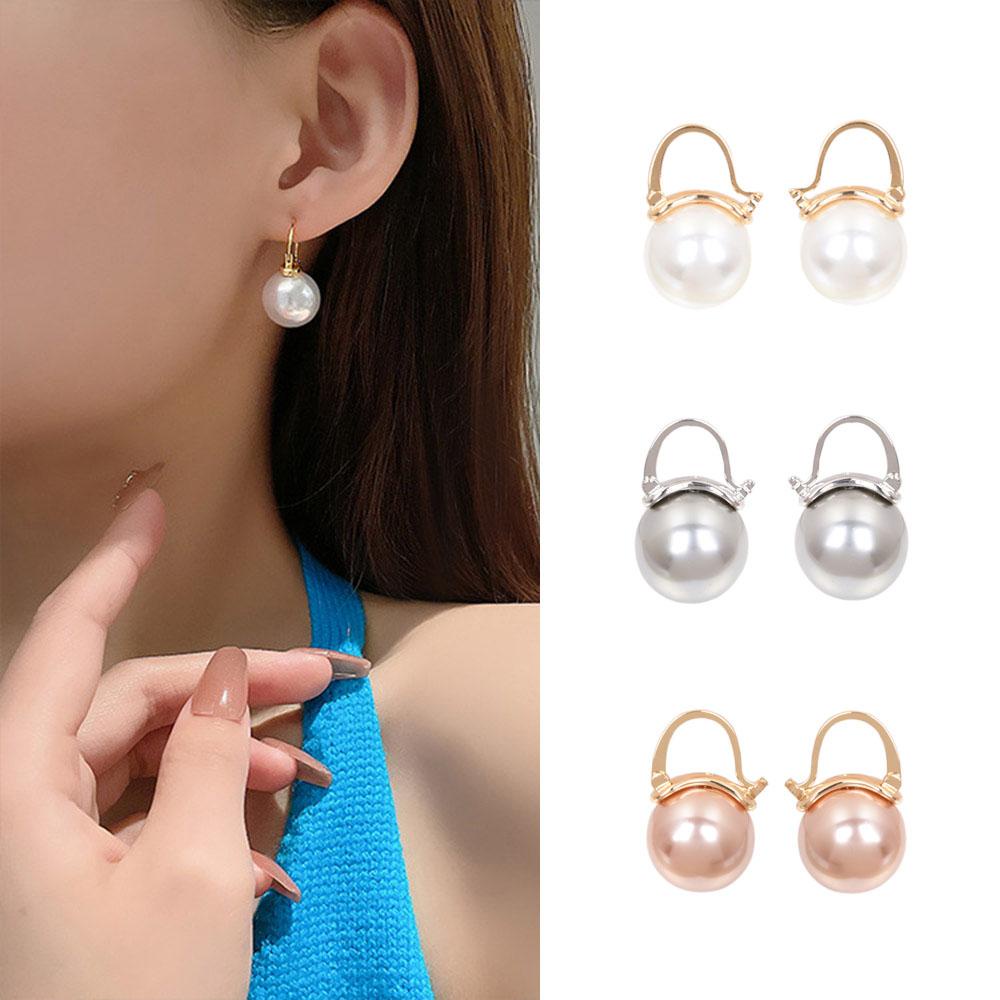 NIUYOU Bông Tai Thanh Lịch Giả Lông Thú.Hoa Tai Dáng Dài Đính Đá Thời Trang Cho Nữ