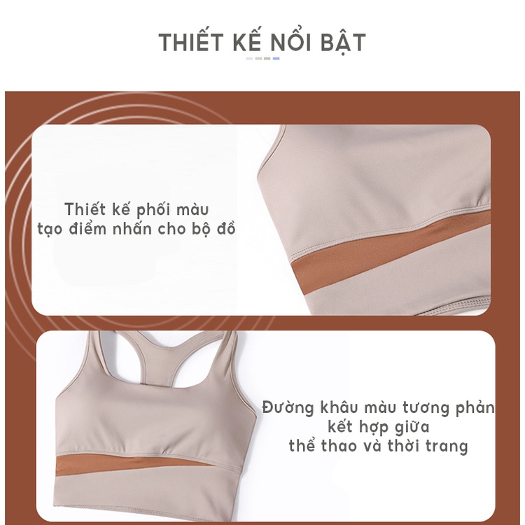 Bộ quần áo tập gym yoga nữ cao cấp 25% spandex  có mút ngực co dãn 4 chiều nâng mông đồ tập gym yoga nữ-BODYG01