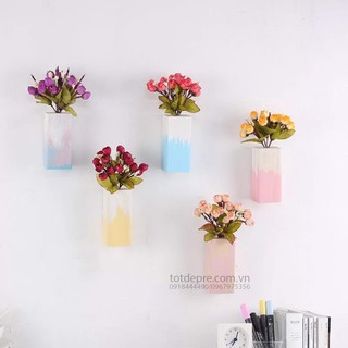 Chùm hoa hồng bi lụa - Hoa giả siêu đẹp