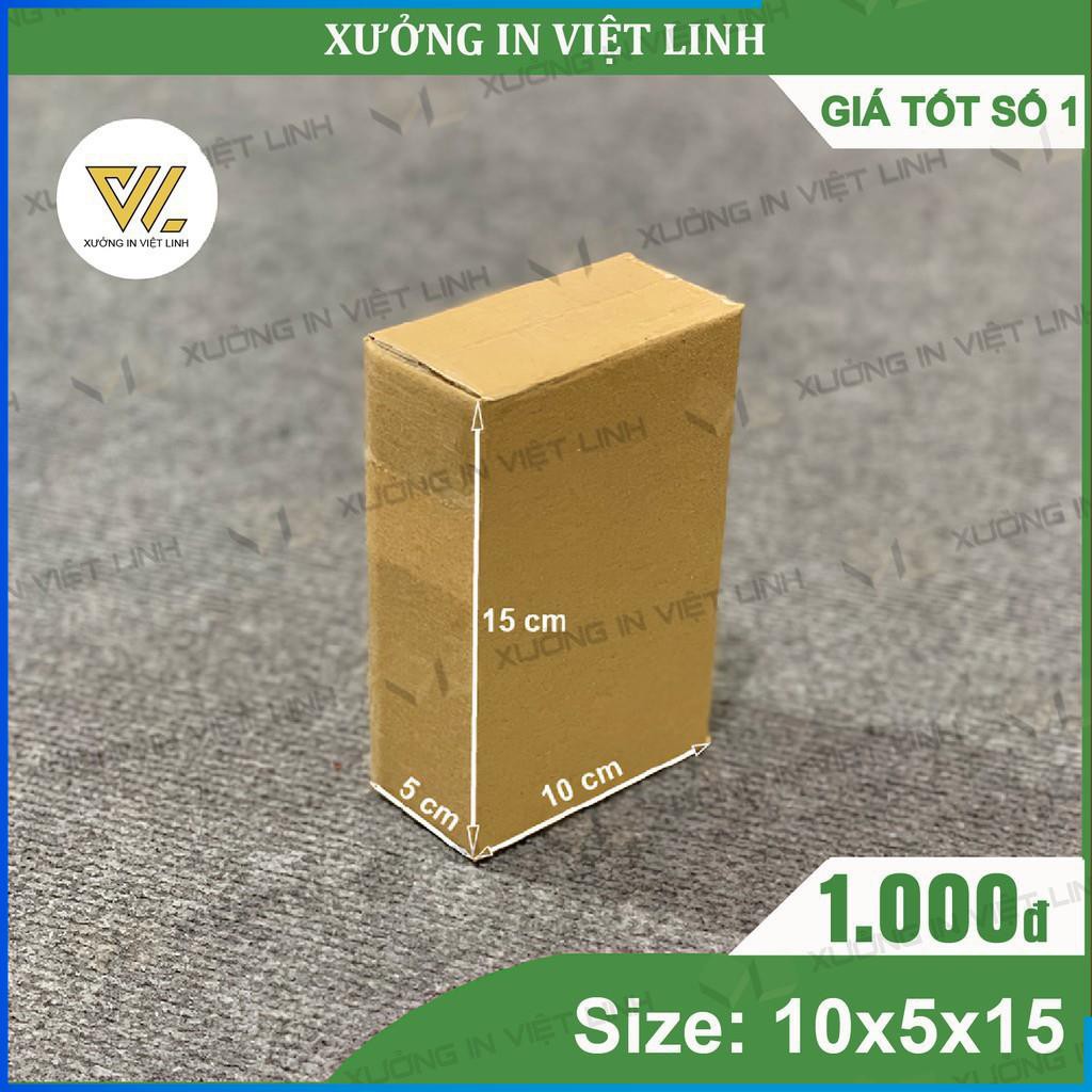 [Giá gốc tận xưởng] COMBO 100 Hộp 15x10x5 - Hộp Carton Đóng Hàng Hà Nội