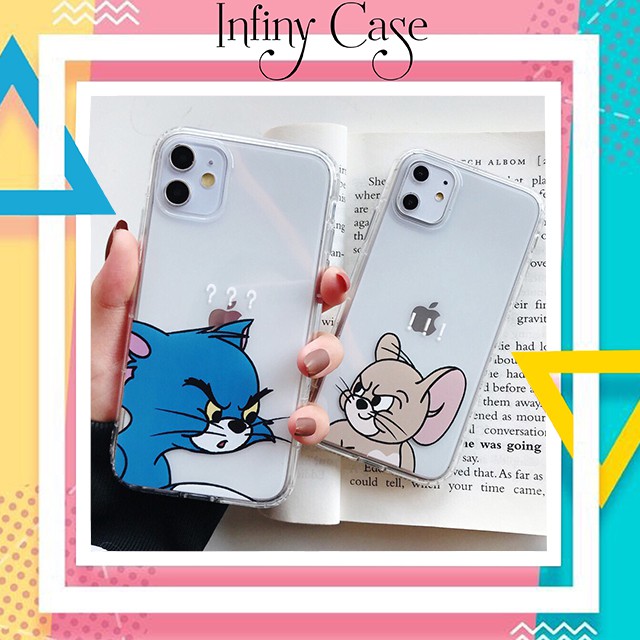 Ốp lưng iphone Tom Jerry Cau Có 6 6S 6Plus 6S Plus 7 8 7Plus 8Plus X XSMax 11 11 Pro 11 ProMax - Infinity Case M532