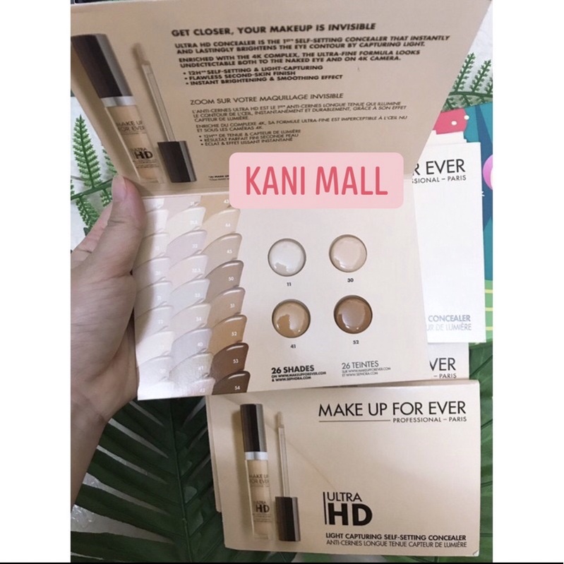 Kem nền Make Up For Ever sample 4 ô
