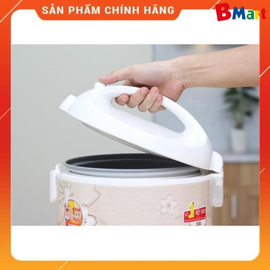 [Hỏa tốc 1 giờ]  [FREESHIP] Nồi cơm điện Sharp 1.8 lít KS-N191ETV-SB 1.8L - Hàng chính hãng, BH 12 tháng  - BM