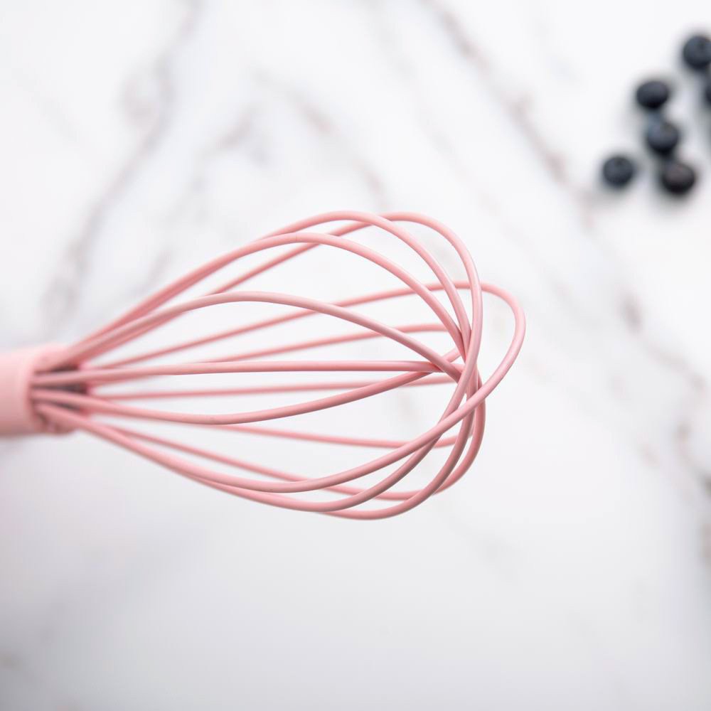 [Whisk eggs] - Dụng cụ đánh trứng cầm tay- phới lồng đánh trứng làm bánh khuấy bột bằng silicon