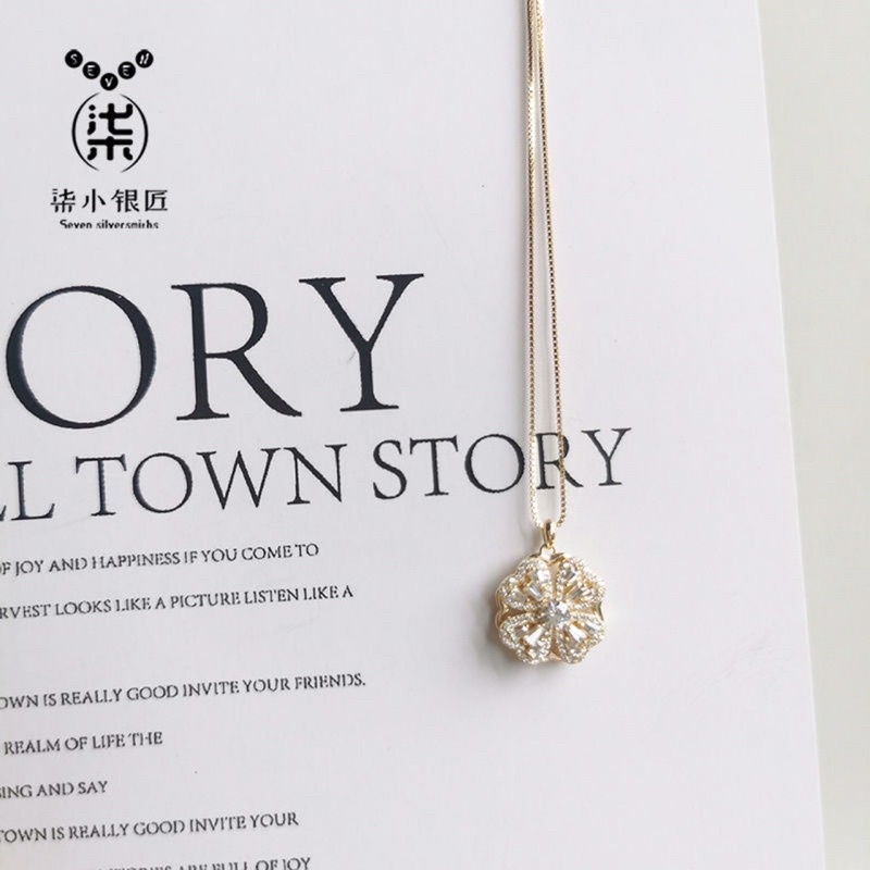 Dây chuyền hoa xoay 2