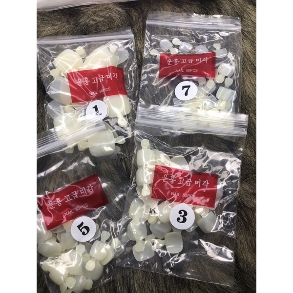 túi móng úp chân hàn 500ps chuẩn fom