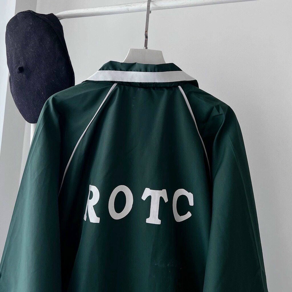 Áo Khoác Bomber Jacket Dù 2 Lớp ROTC Varsity Form Rộng Nam Nữ Unisex Phong Cách Hàn Quốc Ulzzang