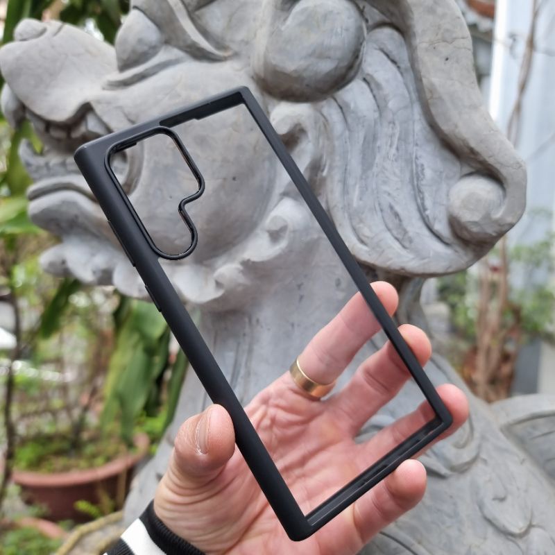 Ốp lưng LIKGUS S24 ULTRA ,S23 , S23 PLUS , S23 ULTRA, S22 , S22 plus , S22 Ultra lưng trong veo viền màu bảo vệ camera