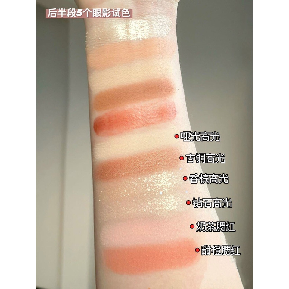 Bảng Phấn Mắt  Đa Năng Frank Color Mẫu Mới 26 ô Kèm Cọ Lên Màu Đẹp Long Lanh