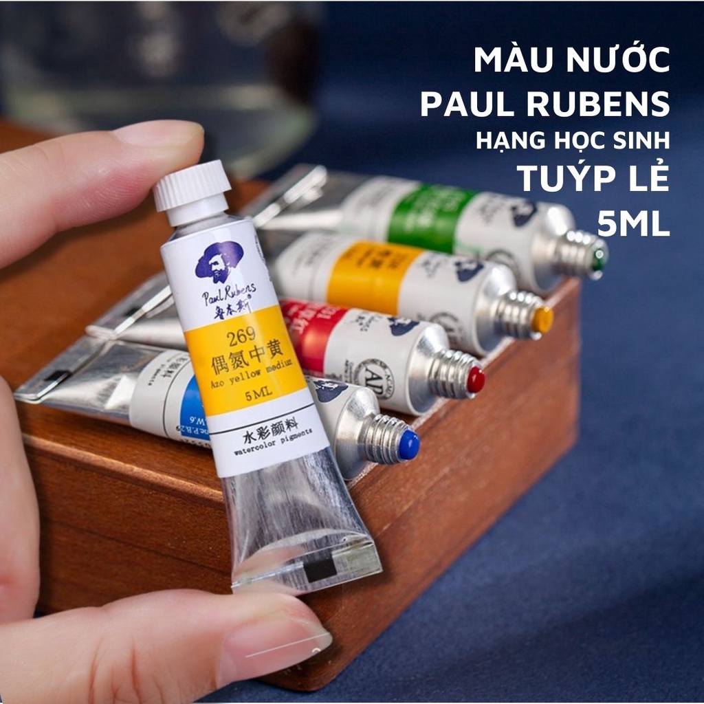 Màu nước Paul Rubens Hạng học sinh - Tuýp lẻ 5ml