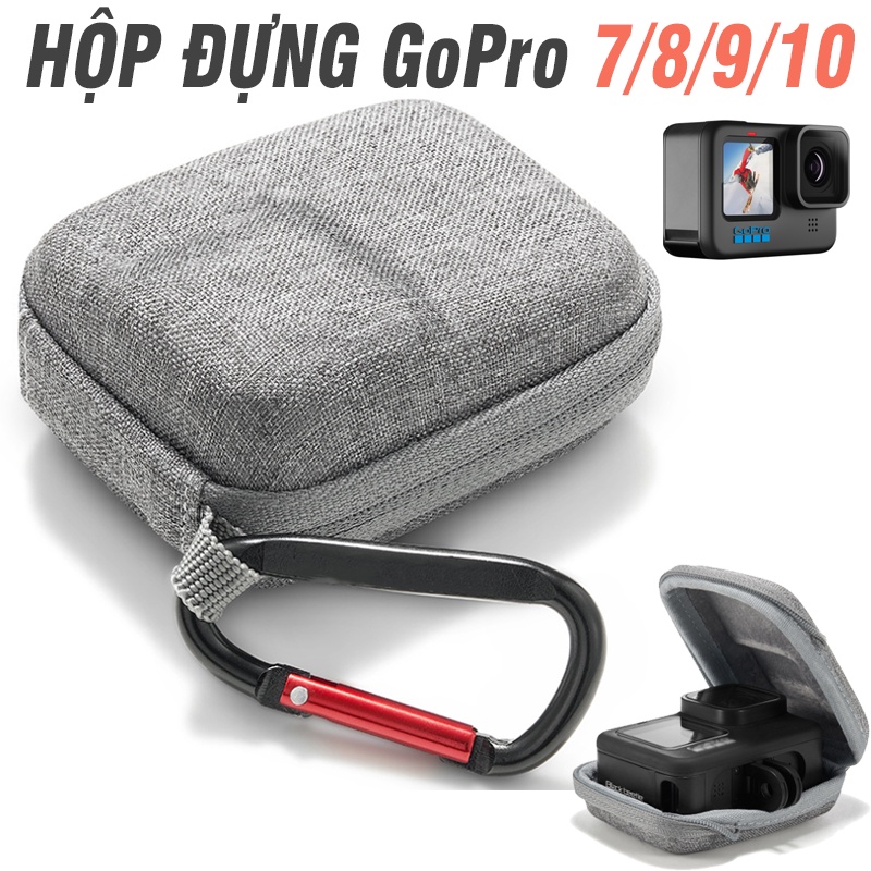 Túi đựng GoPro 10 / 9 / 8 / 7 / 6 / 5 mini bằng vải chống va đập và bảo vệ gopro