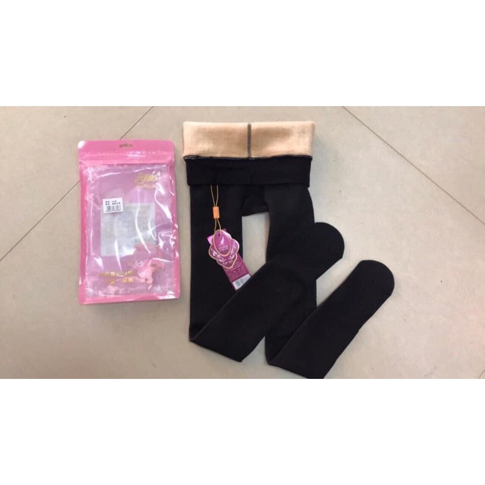 Sỉ quần tất 3D lót lông cả bàn siêu dày ấm cho bé