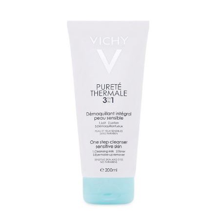 Sữa Rửa Mặt Tẩy Trang 3 Tác Dụng - Purete Thermale One Step Cleanser (3 In 1) Vichy 200ml