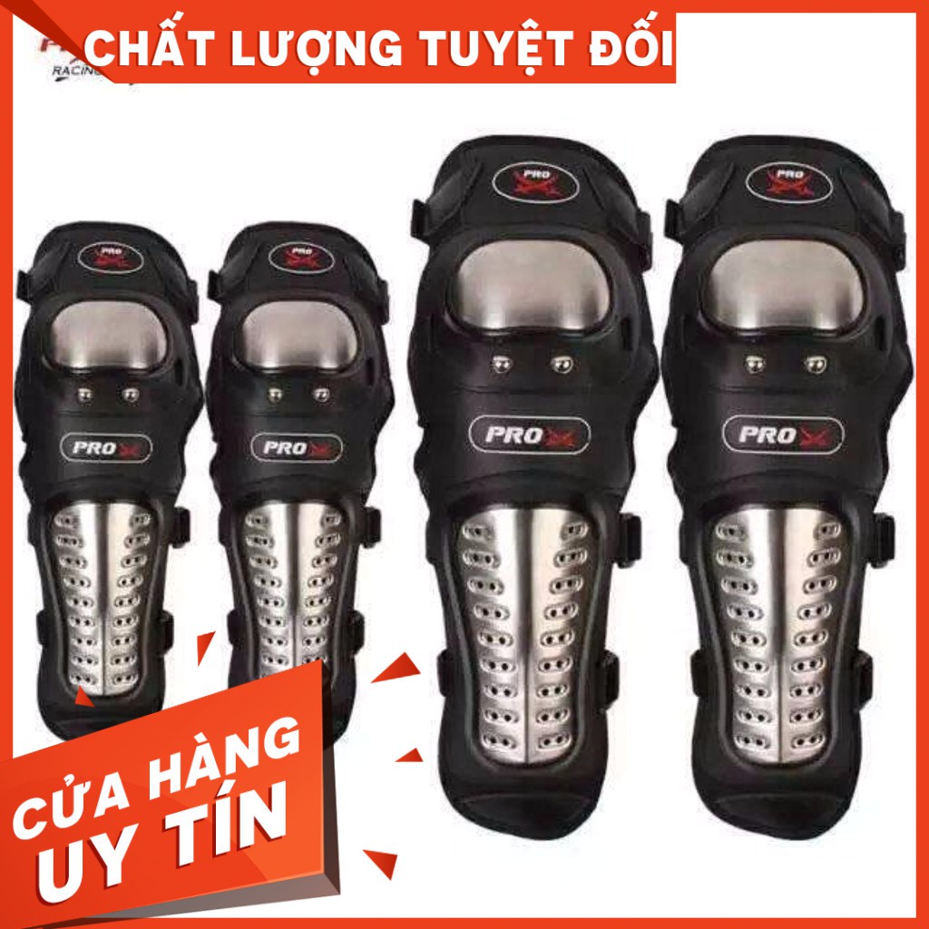 [CHÍNH HÃNG][Shopee Trợ Giá] Giáp Tay Chân Inox đi xe máy ProX