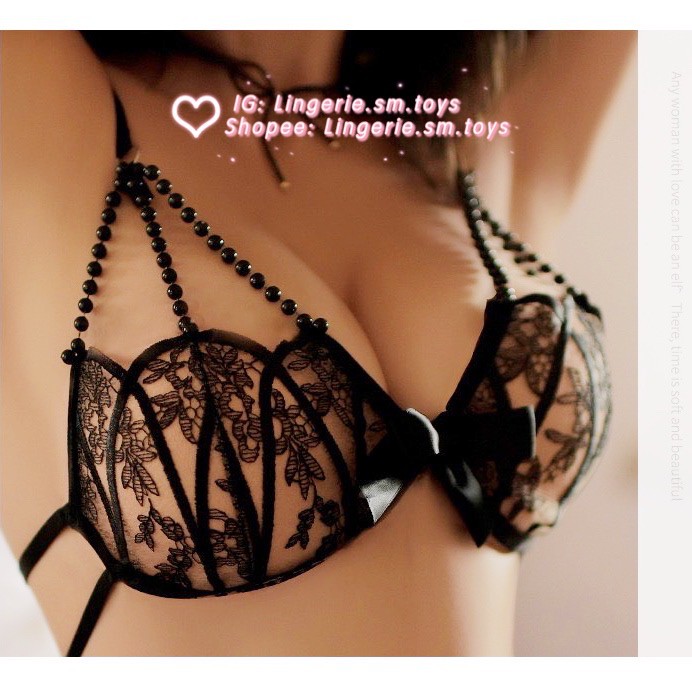 Mã MY9835 Cúp Ngực Ren Ngọc Đen <VIDEO+ẢNH THẬT>- Nội Y Sexy - Đồ Lót Ren Hoa Gợi Cảm -Cosplay Sexy | BigBuy360 - bigbuy360.vn