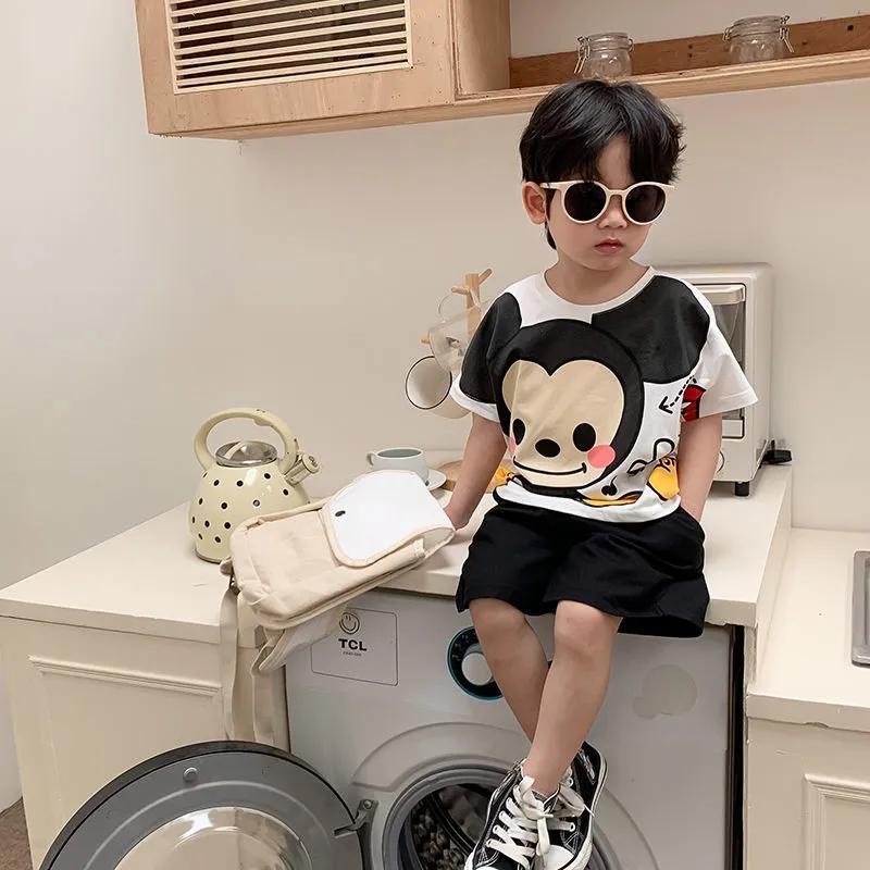 Áo Thun Mùa Hè Tay Cộc Họa Tiết Hoạt Hình Dễ Thương Phong Cách Phương Tây Cho Bé Gái Thời Trang 2022