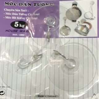 Móc hít tường 3 cái