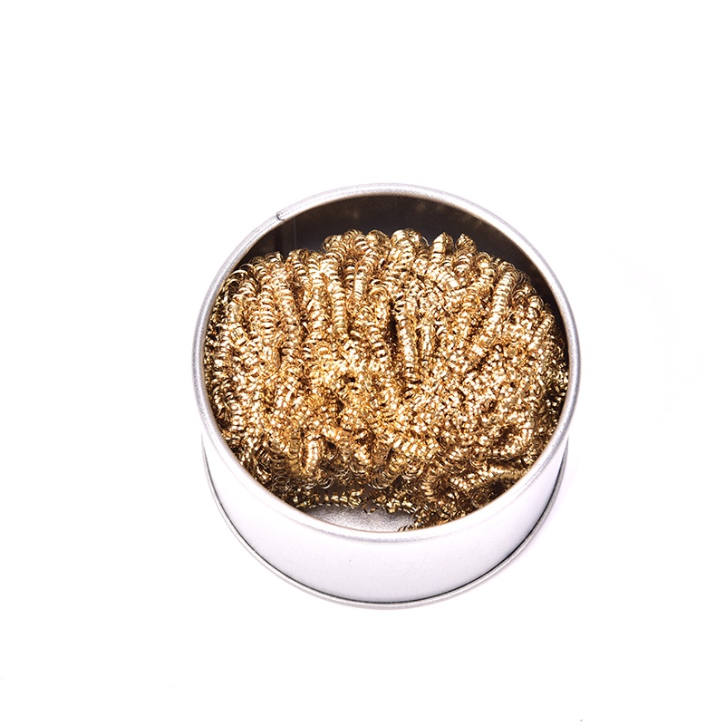 (Hàng Có Sẵn) Bàn Chải Làm Sạch Đầu Sắt Với Dây Thép