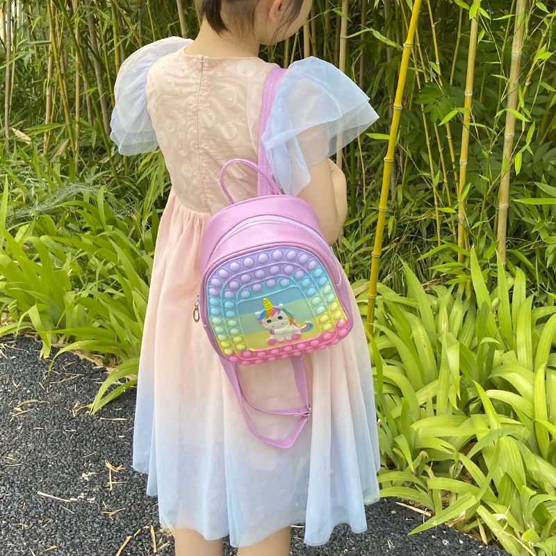 SẴN HÀNG  BALO POP IT PONY SIÊU HOT HIT Kích thước : 23*19*9.5cm TO ĐẸP CHUẨN ẢNH