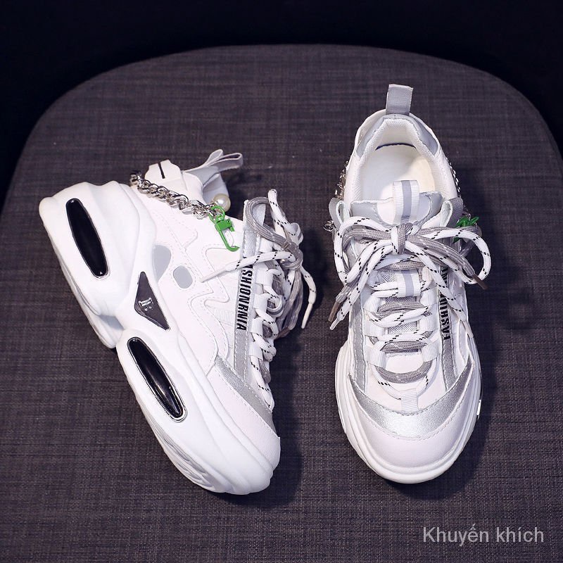 Giày da mềm đế dày phong cách thời trang xuân hè