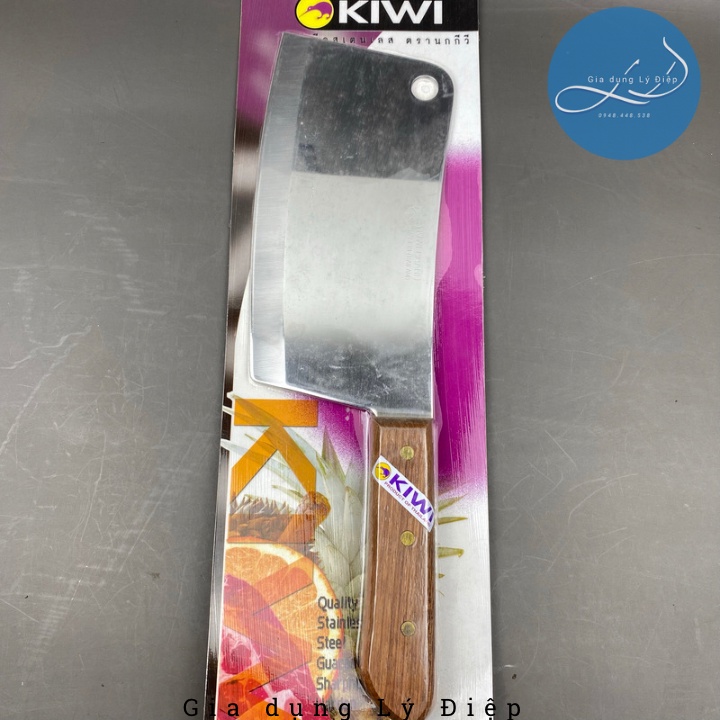 Dao Thái Lan KiWi Cán Gỗ Loại 1- Dao Chặt Xương Cán Gỗ 850