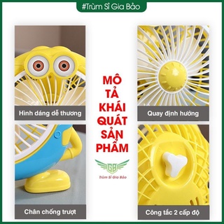 quạt hình thú cắm điện
