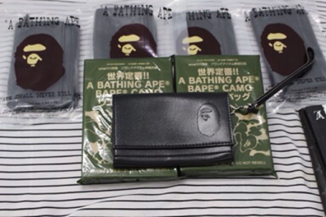 Ví Bape - A Bathing Ape [Ảnh thật- Có túi Bape]