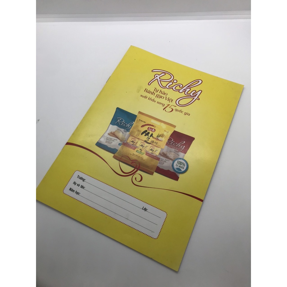 Combo 5 quyển vở viết, tập viết ô ly 88tr