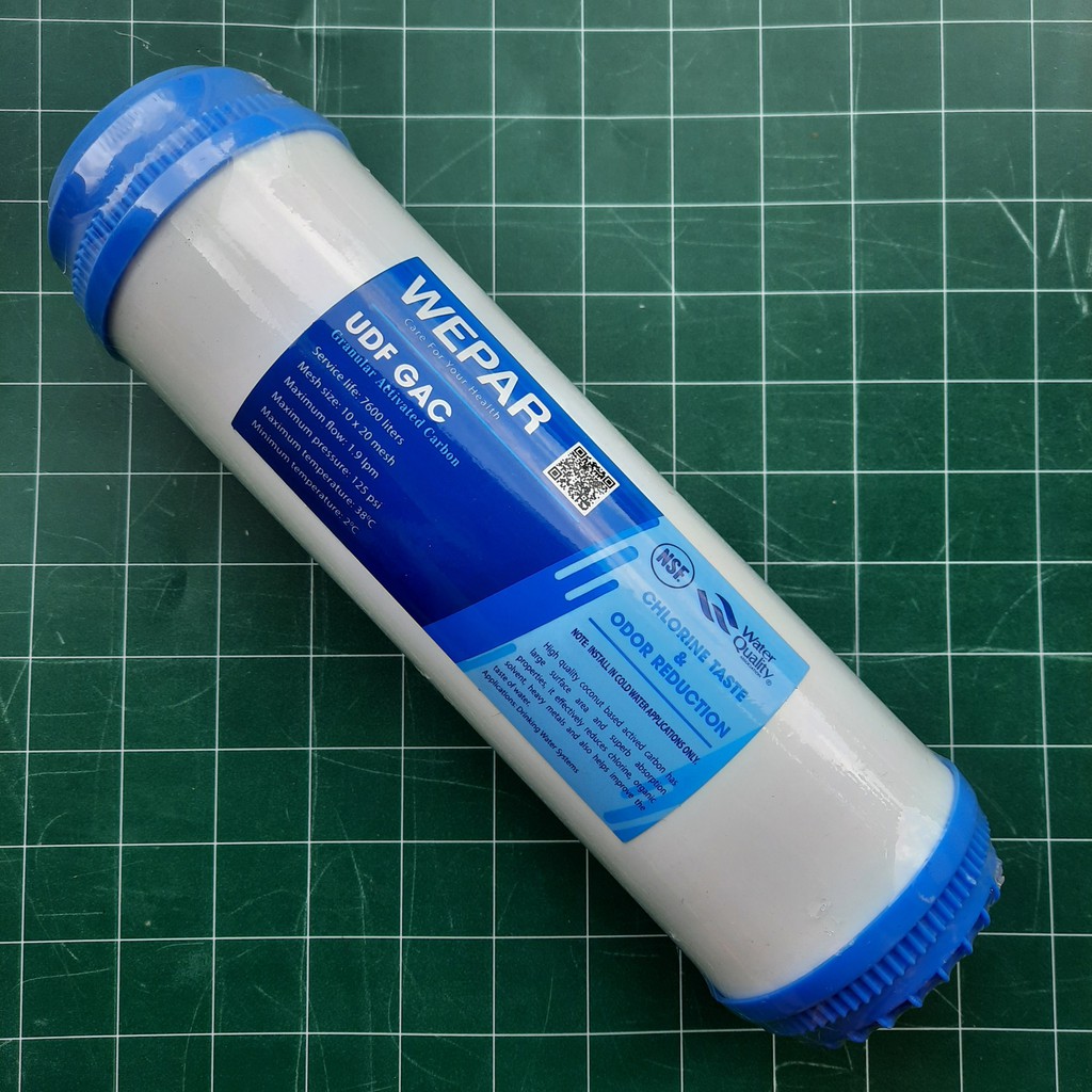 Bộ 3 Lõi Lọc Thô Wepar [ FREESHIP ] Kích thước 10 Inch, Lọc Cặn Bẩn Có Hại Trong Nước, Khử Mùi Clo, Phen Hôi Trong Nước