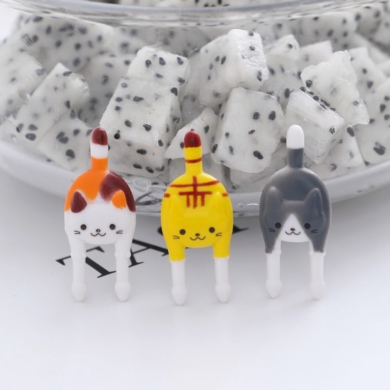 Set 7 Nĩa Ăn Tráng Miệng Hình Động Vật Dễ Thương