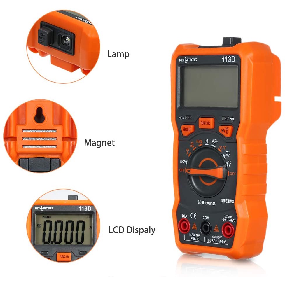 Đồng Hồ Vạn Năng Kỹ Thuật Số RM113D NCV RICHMETERS