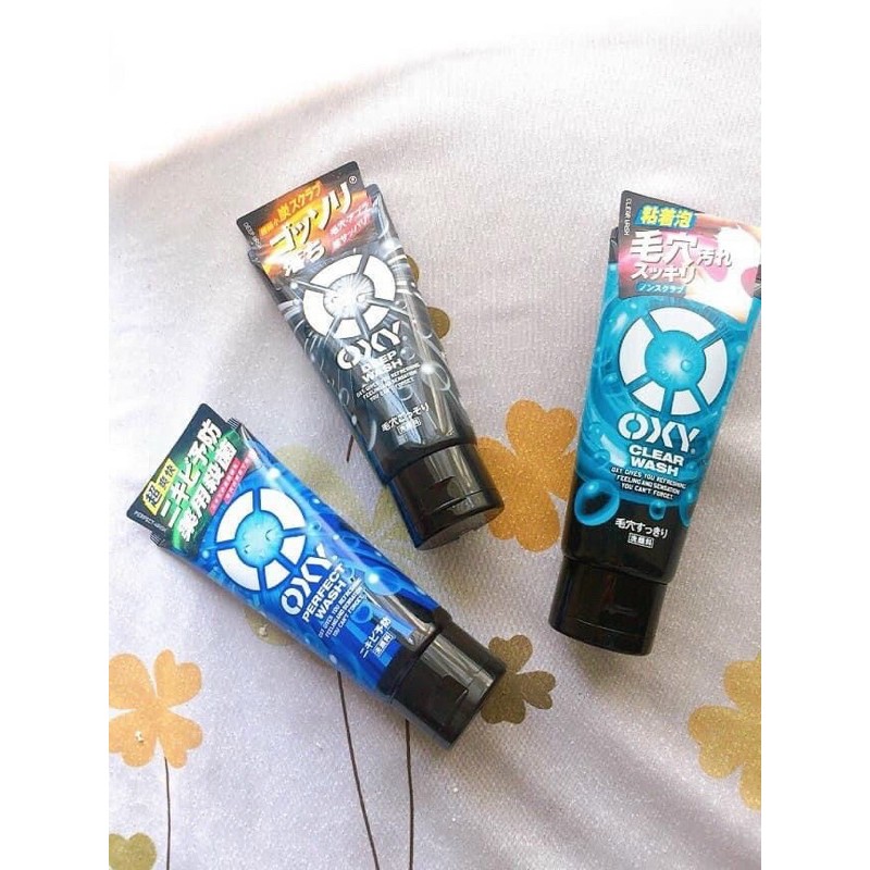 Sữa rửa mặt Oxy deep wash 130gr cho Nam giới