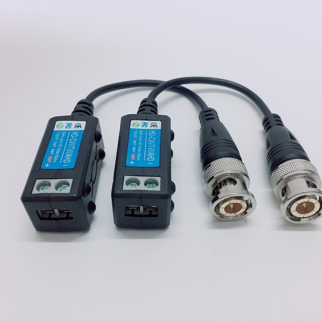 Video balun camera 5MP AHD/CVI/TVI chống nhiễu VẶN VÍT BDV-04