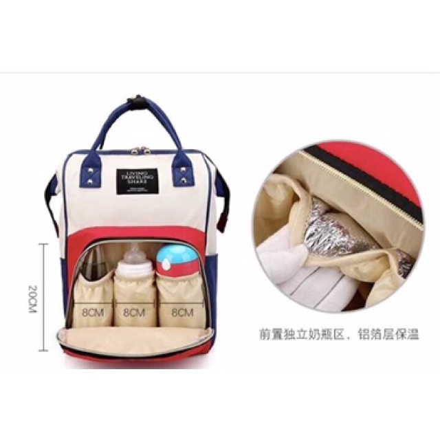 Balo Bỉm Sữa Túi Xách Cho Mẹ Và Bé Tiện Ích Giữ Nhiệt Đựng Đồ Dành Thời Trang Cao Cấp