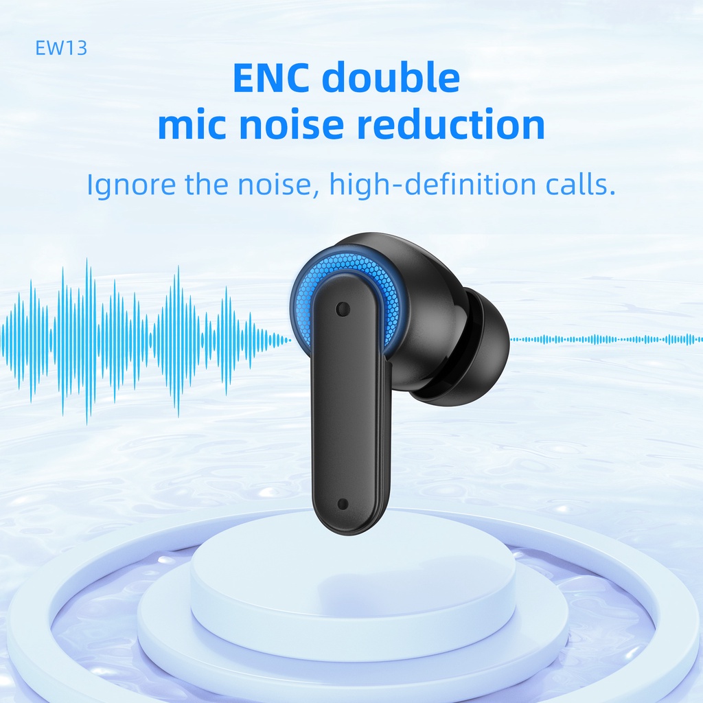 Tai nghe bluetooth không dây HOCO. EW13 chống ồn BT5.1 dùng để chơi game có phụ kiện tiện dụng