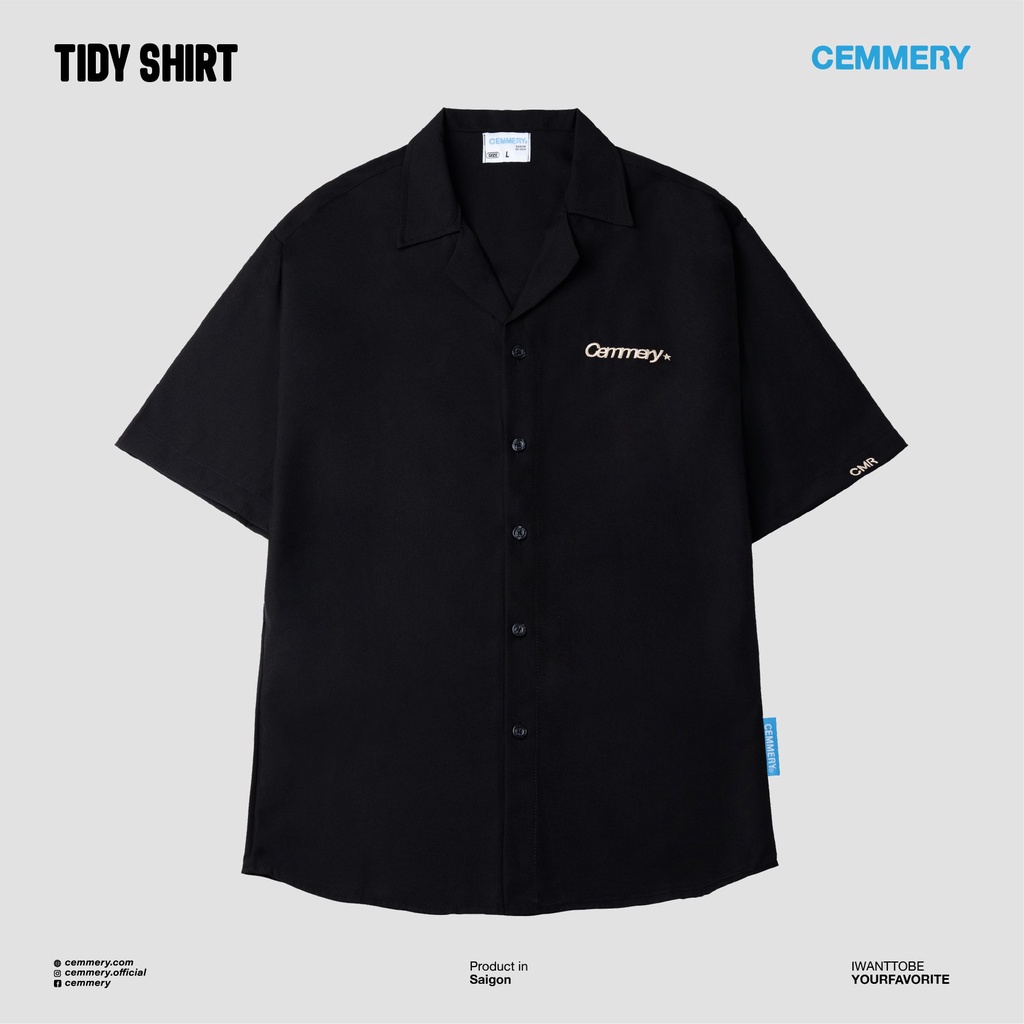 THỜI TRANG CAO CẤP Áo Sơ Mi tay ngắn Local Brand "TIDY SHIRT" # 6 Color