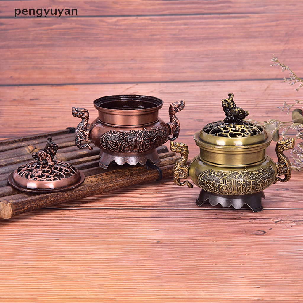 Lư Hương Mini Bằng Hợp Kim Đồng Phong Cách Tây Tạng [Mới]