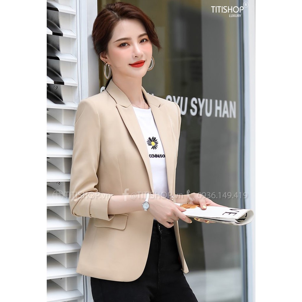 Áo Vest Nữ Titishop ACC636 Kem