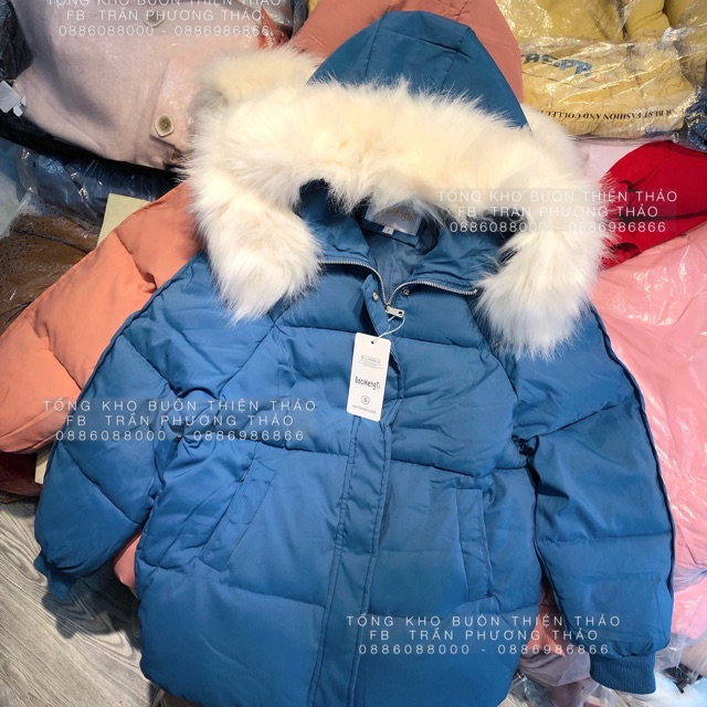 Áo phao mũ lông bản mới ( ẢNH THẬT KÈM VIDEO )