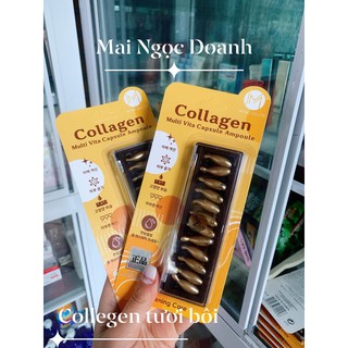 Viên Collagen tươi Ammud Multi Vita Ampoule Hàn Quốc