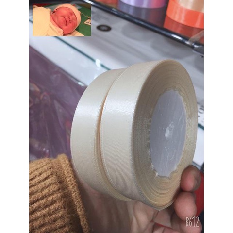Cuộn duy băng vải lụa khổ 1cm,2cm,4cm hàng sẵn siêu đẹp
