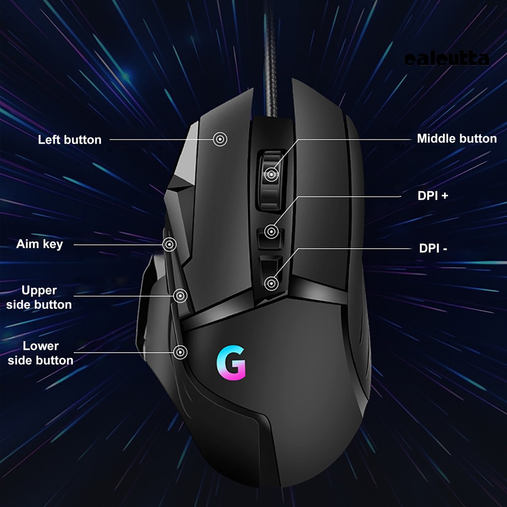 Chuột Máy Tính Có Dây G502 Rgb 7200dpi 8 Nút